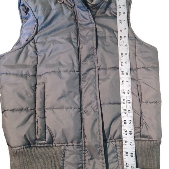 BONGO S Quilted Vest with Faux Fur Detachable Hood (4924) - Picture 10 of 10